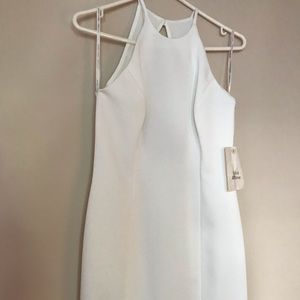 White cocktail dress